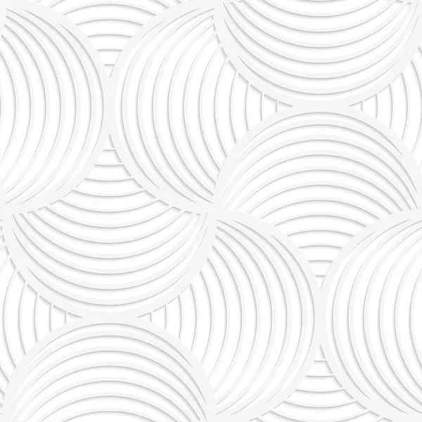 White paper 3D slim stripes circle pin will — Stockvector