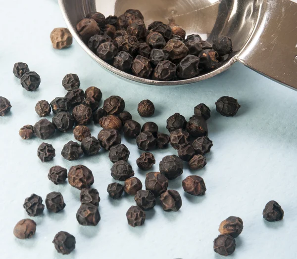 Black Peppercorns close up — Stock Photo, Image