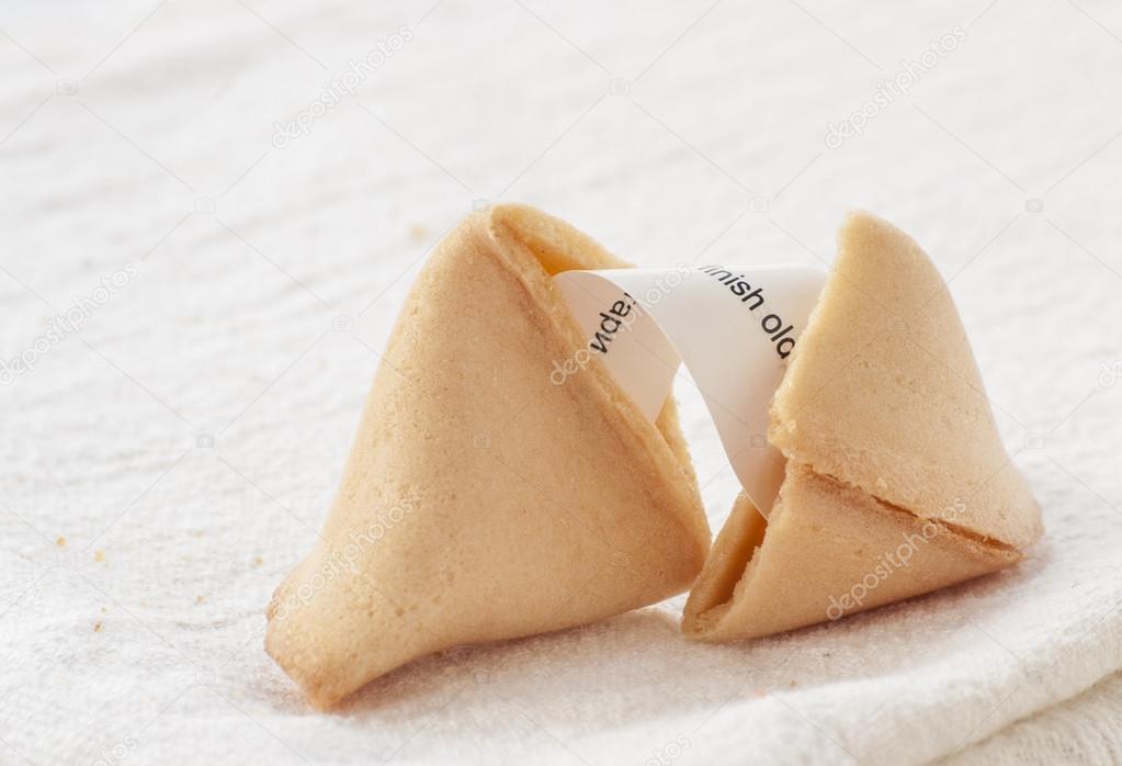 Fortune Cookies close up