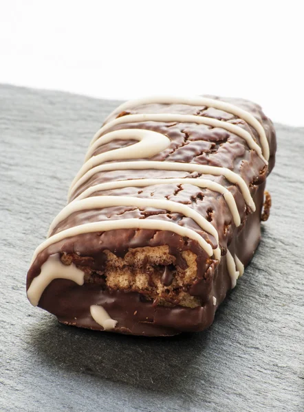 Chocolade swiss roll — Stockfoto