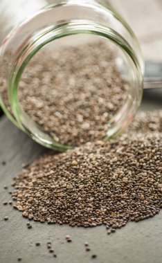 Chia tohumları yakın