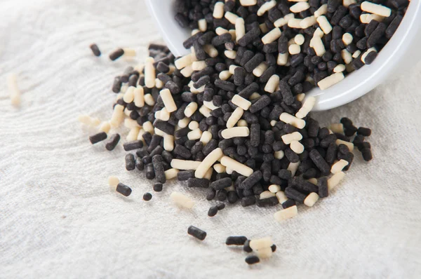 Chocolate sprinkle close up — Stock Photo, Image