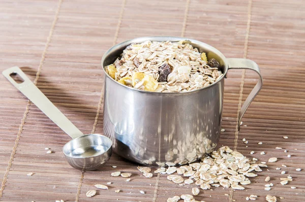 Muesli Fechar — Fotografia de Stock