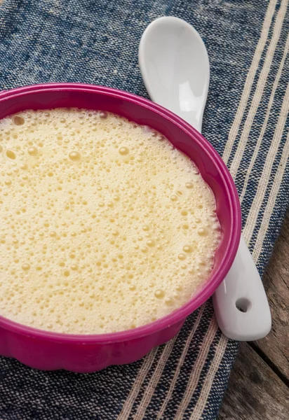 Bananenpudding aus nächster Nähe — Stockfoto