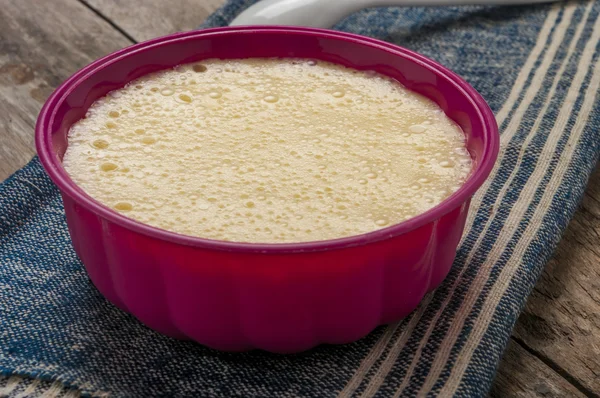 Bananenpudding aus nächster Nähe — Stockfoto