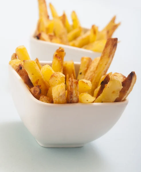 Patata al horno sazonada con sal, aceite y especias — Foto de Stock