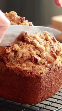 Lezzetli balkabaklı ekmek Sonbaharda tatlı