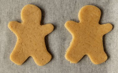 Çiğ zencefilli kurabiye Tepside Tatil Pişirme Hazırlama