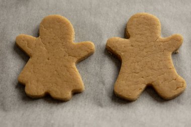 Çiğ zencefilli kurabiye Tepside Tatil Pişirme Hazırlama