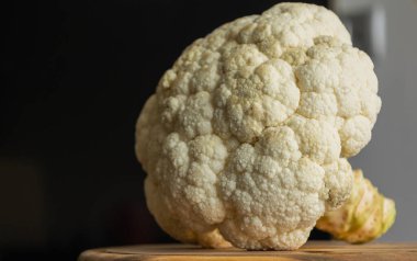 Çiğ Karnabahar 'ın Makro Yakın Çekimi Bitki temelli Sağlıklı Gıda