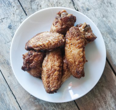 Buffalo tavuk kanadı yakın çekim