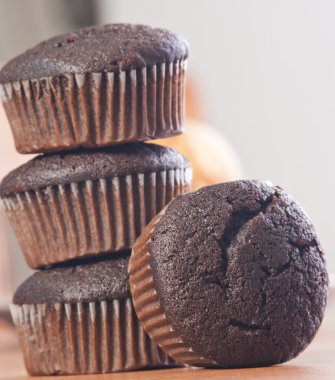 Çikolatalı kek yakın çekim