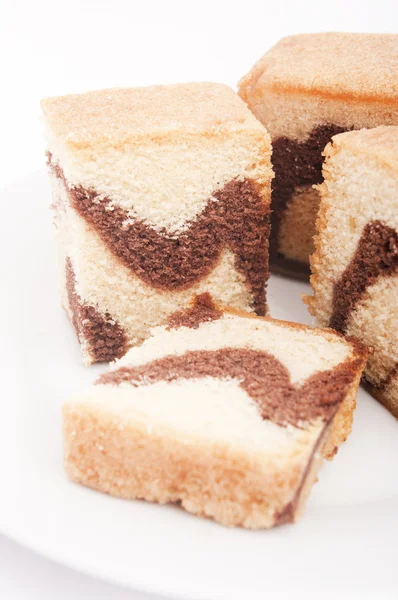 Sliced cake close up — Stock Photo, Image