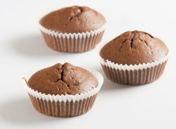 Muffins au chocolat fermer — Photo