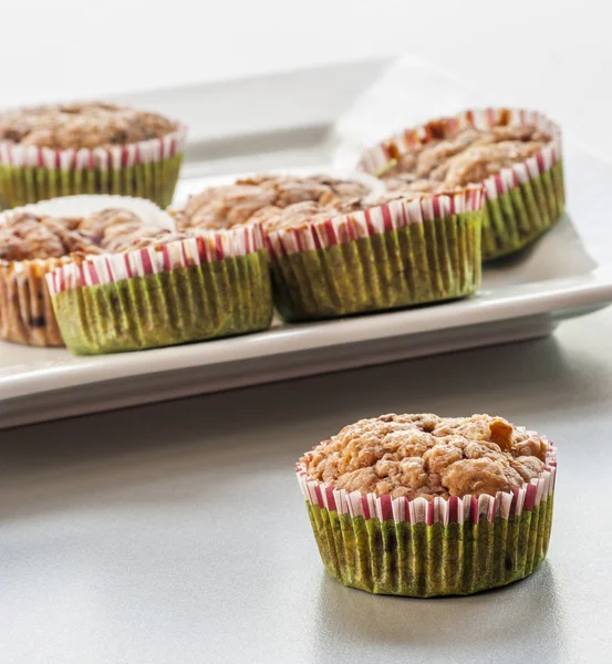 Muffin ai mirtilli fatti in casa per Natale — Foto Stock