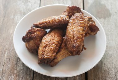 Tavuk kanat yakın çekim