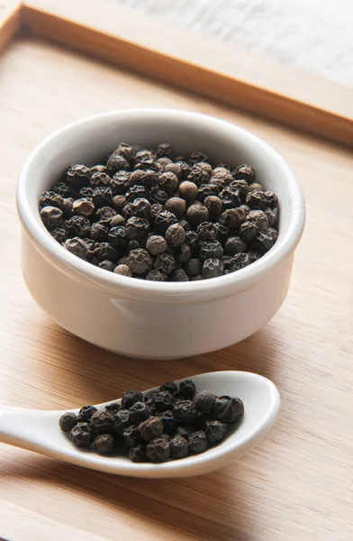 Black pepper close up — Stock Photo, Image