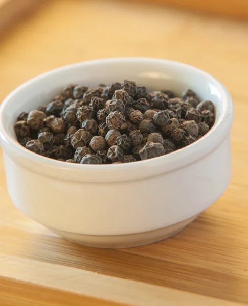 Black pepper close up — Stock Photo, Image