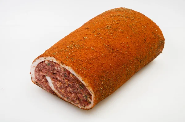 Meat loaf raw — Stock Photo, Image