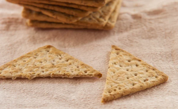 Galleta de cerca en blanco —  Fotos de Stock