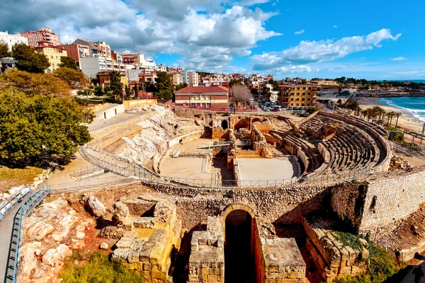 Římský amfiteátr, Tarragona, Španělsko — Stock fotografie