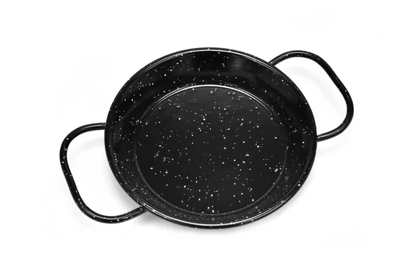 Empty spanish paella pan — Stock Photo, Image