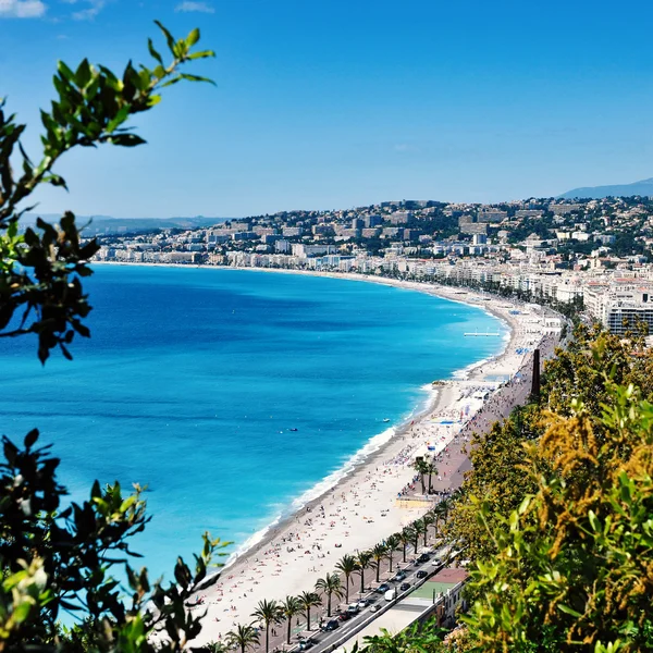 Vista aérea de Niza, Francia — Foto de Stock