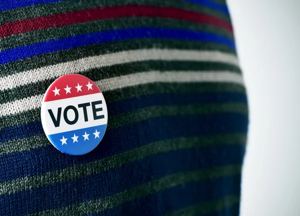 Insignia de voto para las elecciones de Estados Unidos —  Fotos de Stock