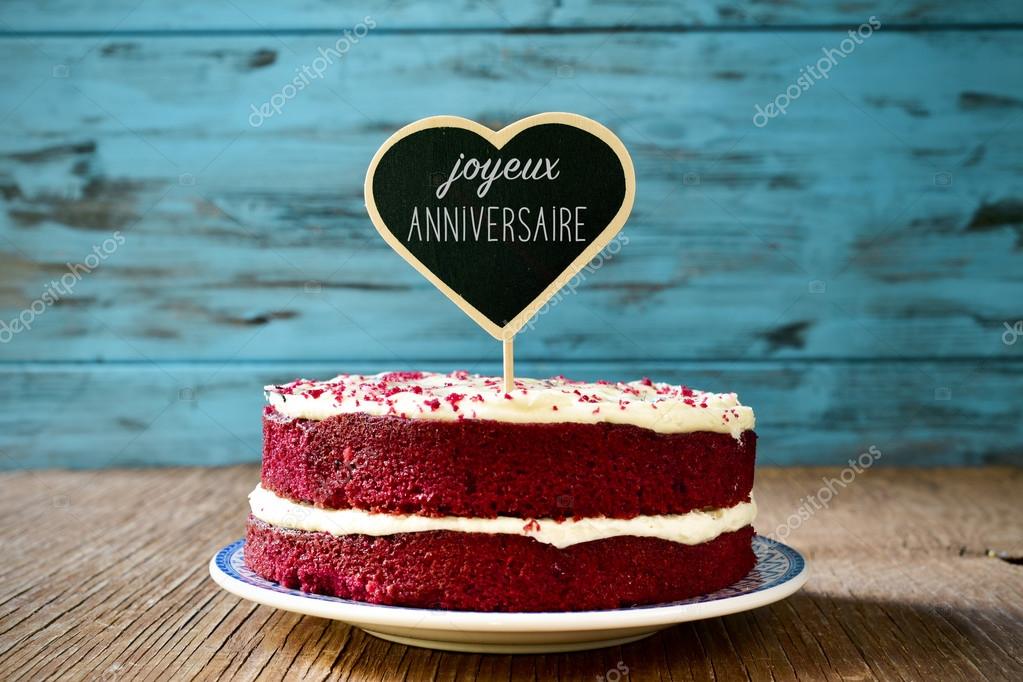 Text Joyeux Anniversaire Happy Birthday In French Stock Photo By C Nito103 103