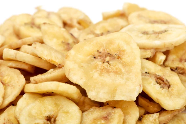 Dried banana chips — Stock Photo, Image