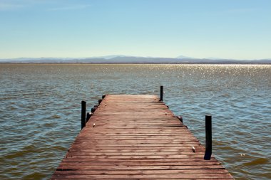 Valencia, İspanya Albufera dock