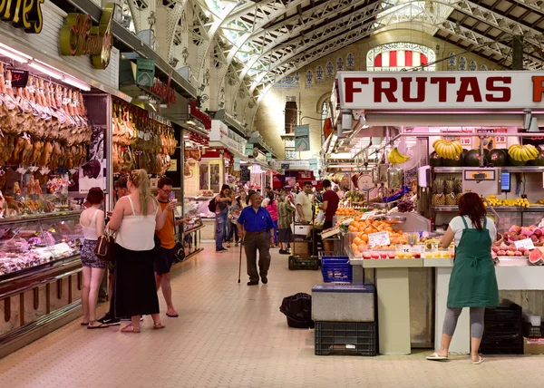 Mercado Central в Валенсии, Испания — стоковое фото