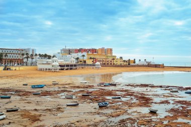 La Caleta Beach Cadiz, İspanya