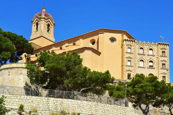 Sanktuarium Virgen del Castillo, w mieście Cullera, Hiszpania — Zdjęcie stockowe