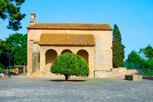 Una Vista Del Pequeño Santuario Nuestra Señora Bera Dedicado Virgen — Foto de Stock