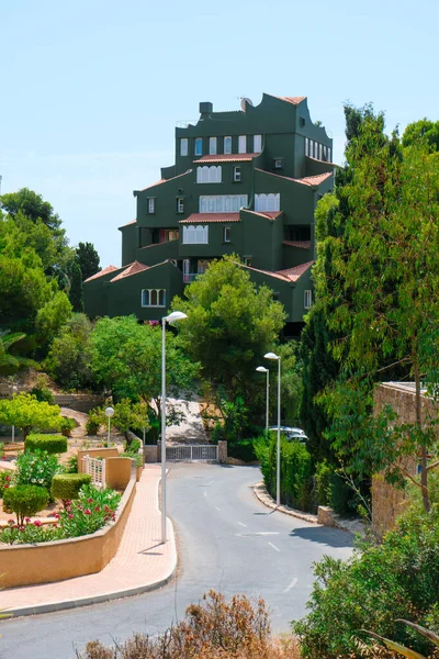 Calpe Spain August 2021 View Famous Xanadu Building Calpe Spain — стокове фото