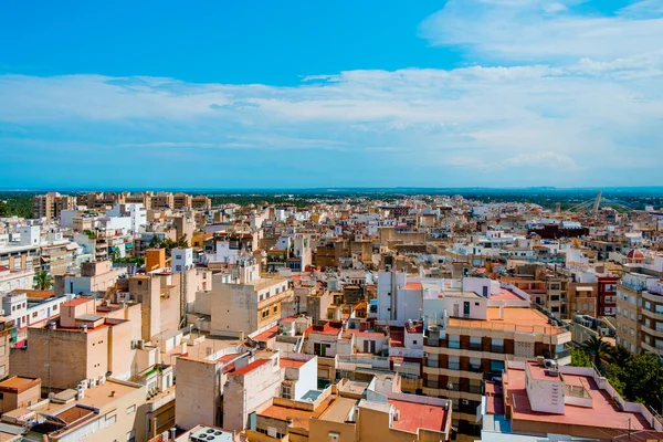 Una Vista Aérea Sobre Casco Antiguo Elche Comunidad Valenciana España —  Fotos de Stock