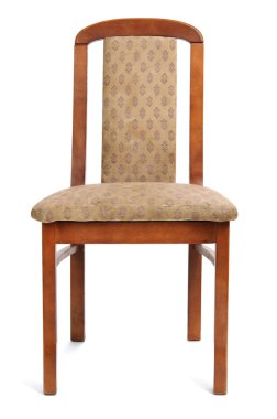 old and stained chair clipart