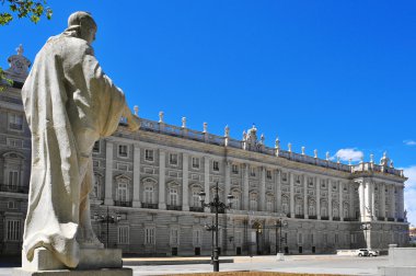 Palacio Real in Madrid, Spain clipart