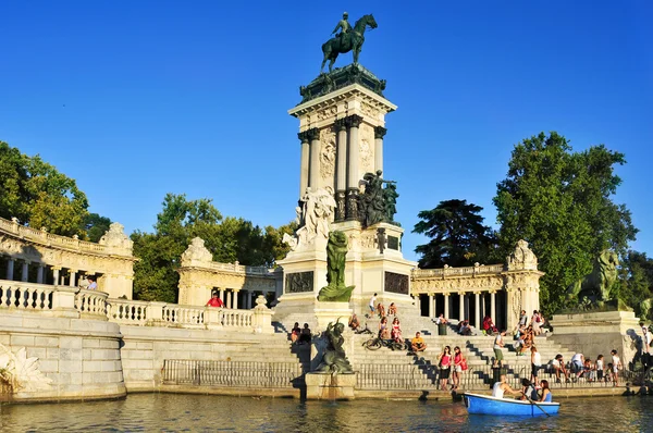 Parque del Retiro en Madrid, España — Foto de Stock