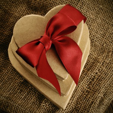 gifts, with a retro effect clipart