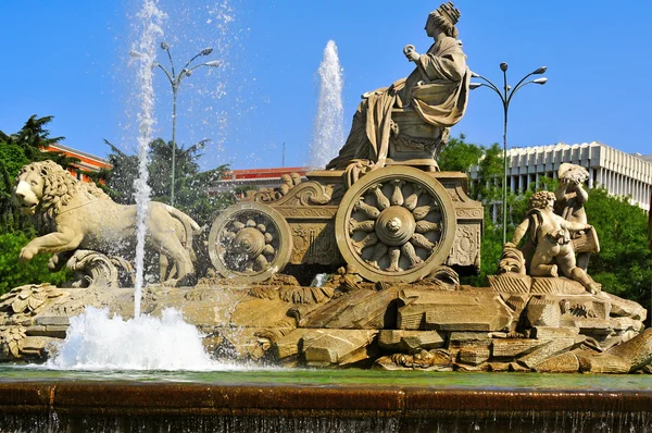 Cibeles Fountain in Madrid, Spain — Zdjęcie stockowe