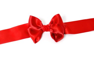 kırmızı kurdele yay