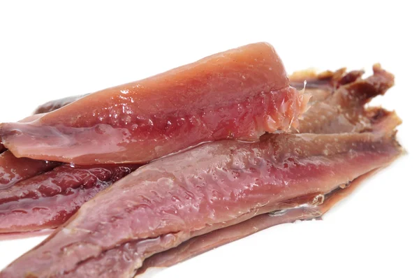 Spanish anchovies marinated in vinegar — Stock Photo, Image