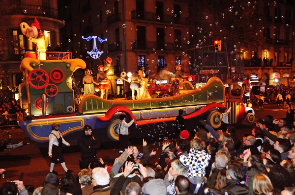 Cavalcade des Mages à Barcelone, Espagne — Photo