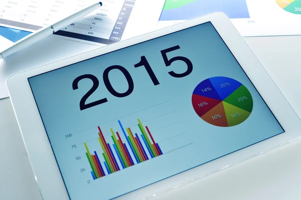 Ekonomisk prognos för 2015 — Stockfoto