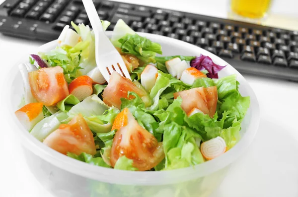 Pranzo in ufficio — Foto Stock