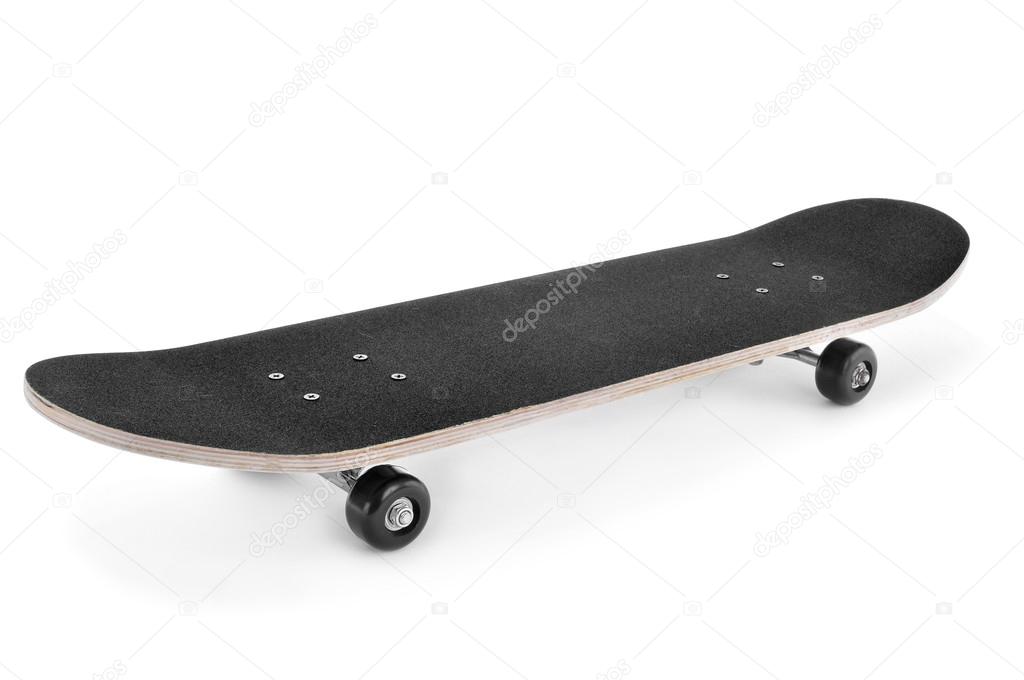 Black skateboard