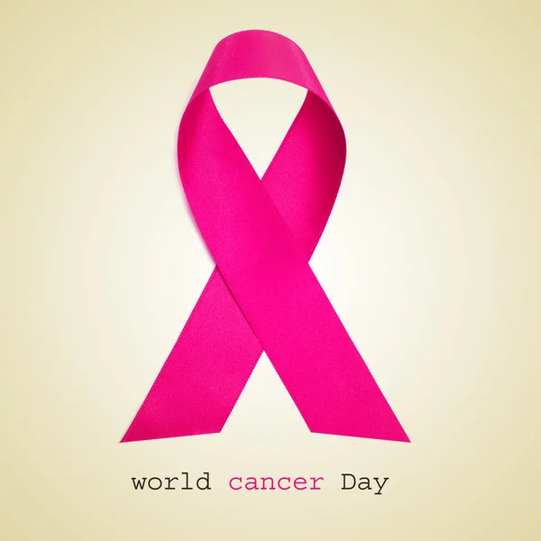 Всесвітній день боротьби раком — стокове фото