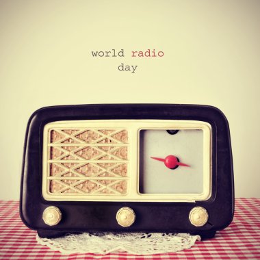 world radio day clipart